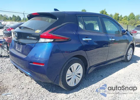 2019 Nissan Leaf S z USA, uszkodzony, nr VIN 1N4AZ1CP3KC317206